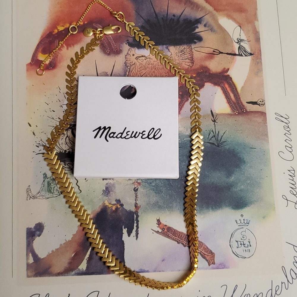 Madewell Arrowstack Chevron Chain Necklace